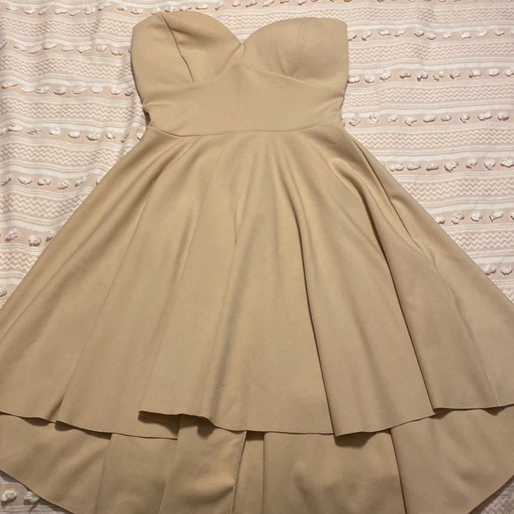 Nude cocktail/wedding dress